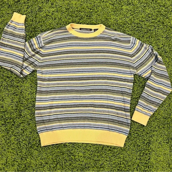 Vintage Other - Vintage Northern Isles Pastel Striped Cashmere Blend Knit Sweater